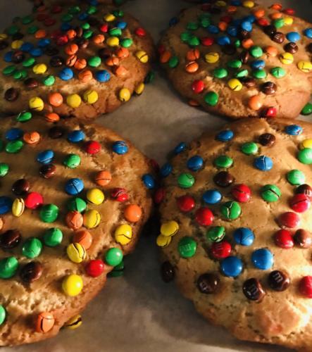 M&M Giant Cookie